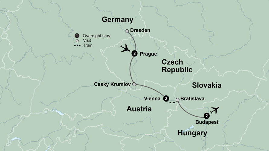 European Christmas Markets Map
