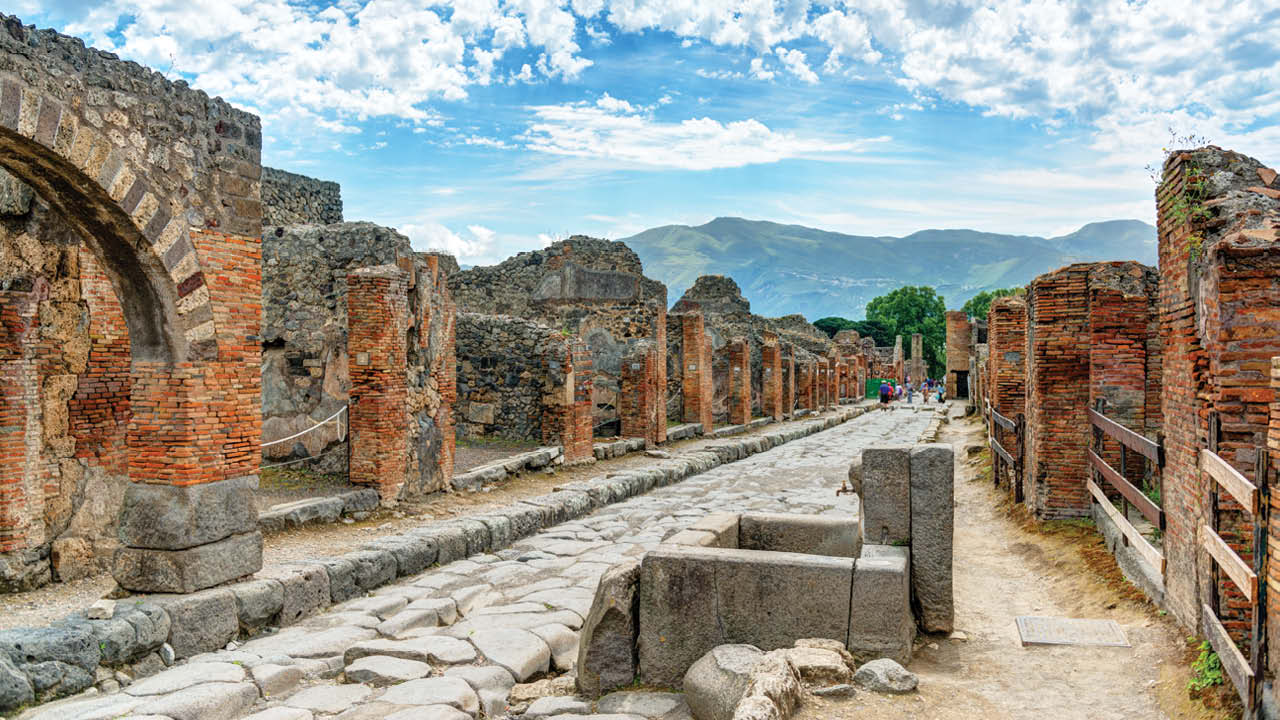 Ruins in Pompeii