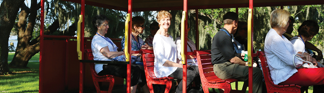 Tram tour in Jekyll Island