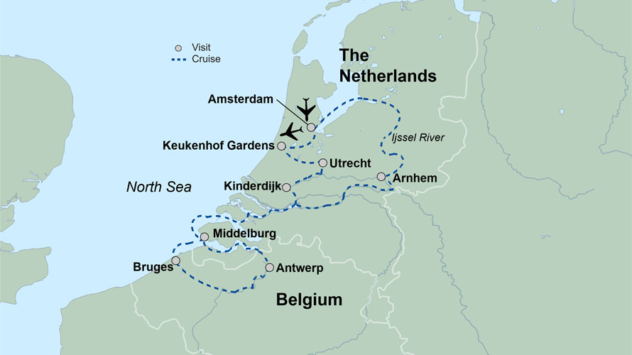 River Cruise Map