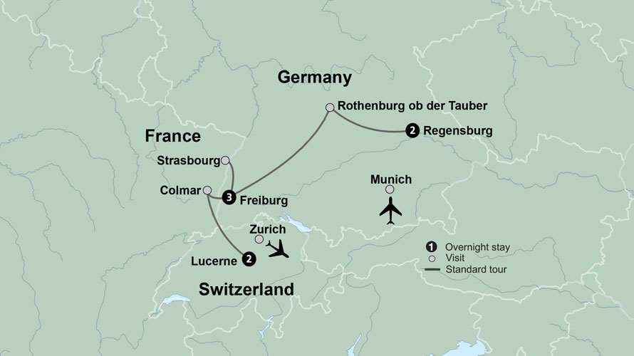 Enchanting Christmas Markets Map