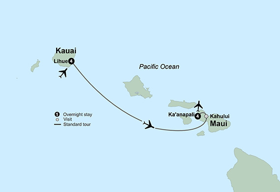 Aloha Hawaii Map