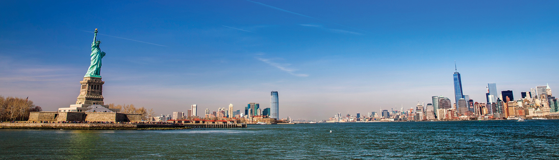 Statue of Liberty and Manhattan