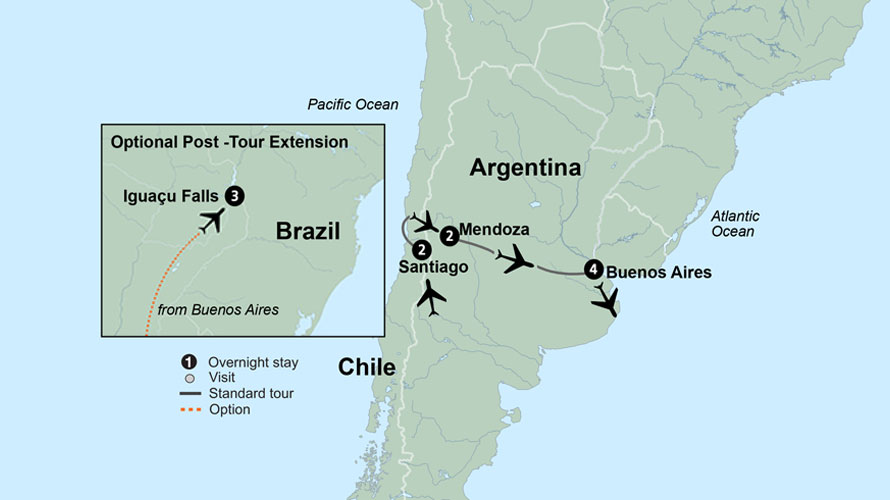 Essential South America Map