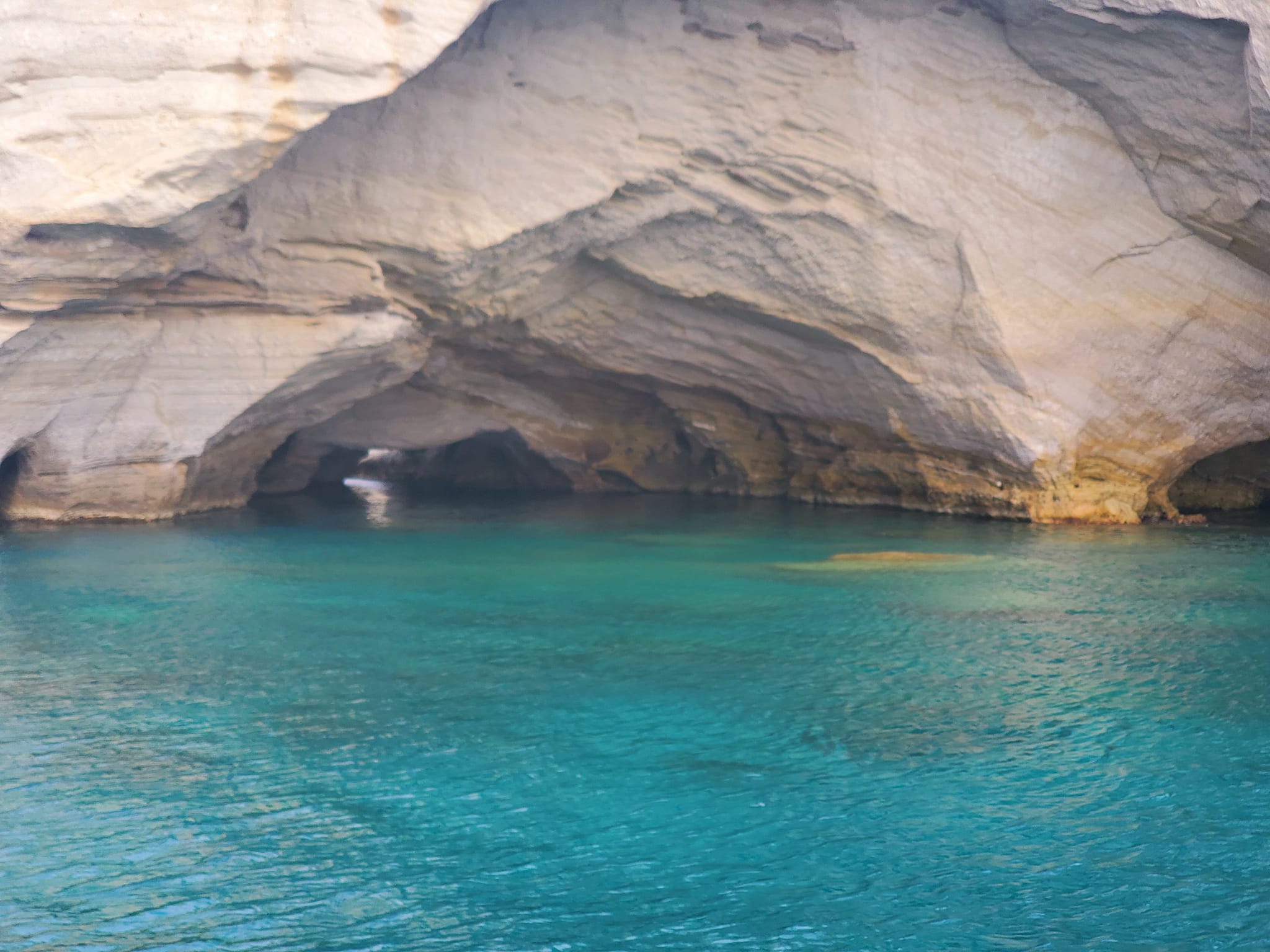 Milos, Greece cave
