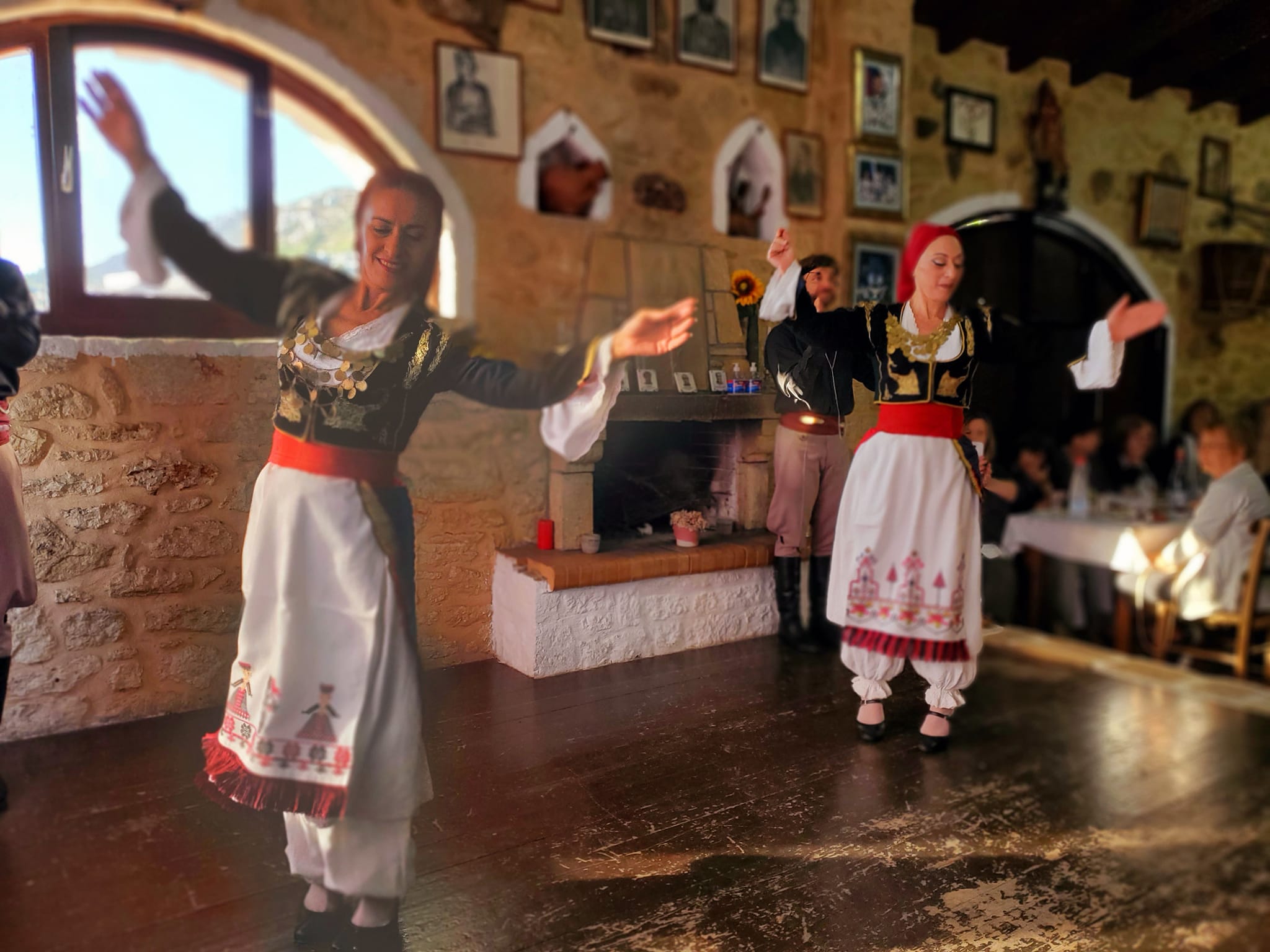 Greek dancers in Crete