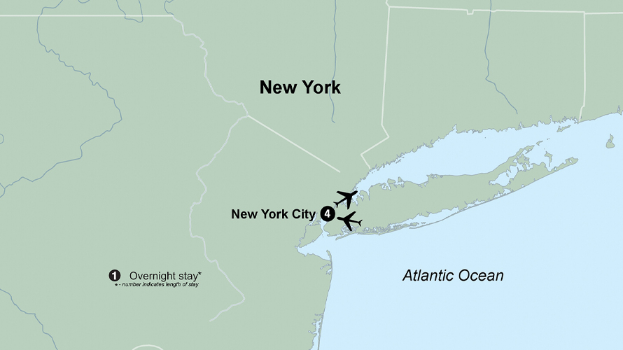 Spotlight on NYC Map