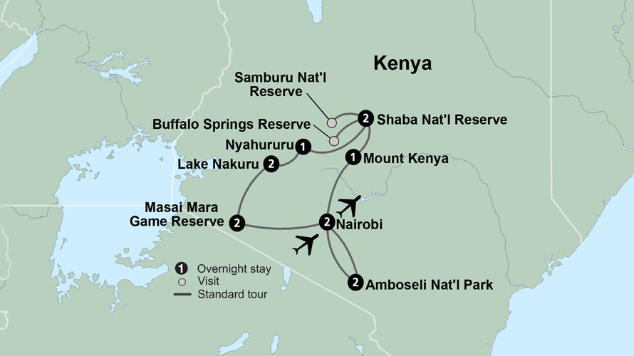 Plains of Africa Map