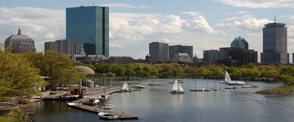Boston Harbor sailboats
