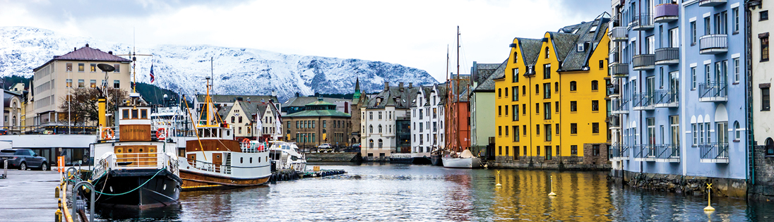 Maritime area of Alesund
