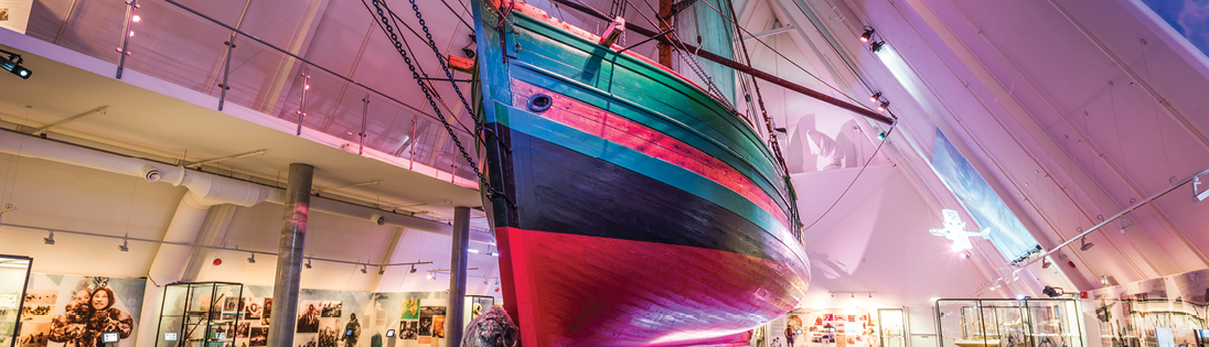 Wood Boat at Kon Tiki Museum