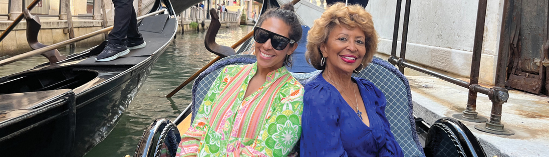 Gondola ride in Venice