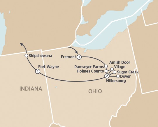 Map of Haunted Halloween Holiday