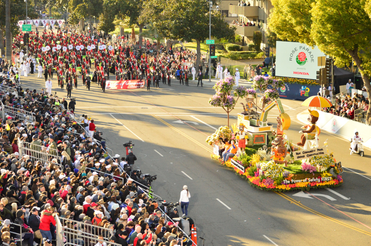 Rose Parade grandstand