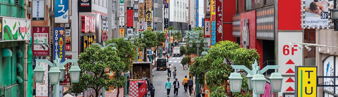 walk the streets of Tokyo